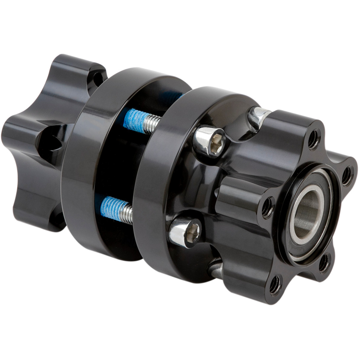 Arlen Ness #71-704 - Hub - Cartridge - Rear/Single Disc - Black - Softail/Hydra Glide Revival