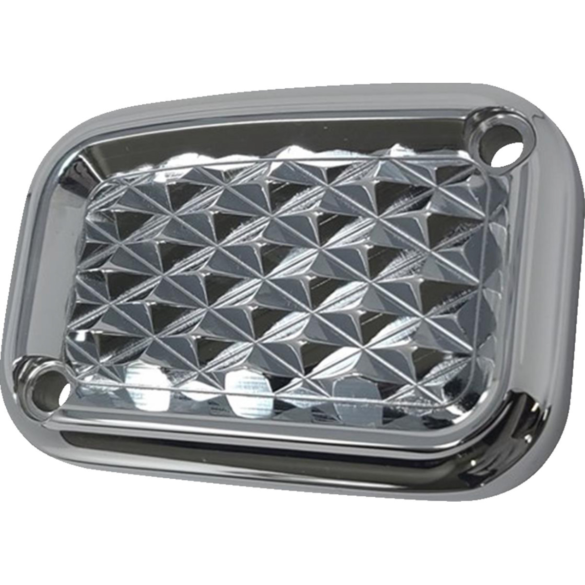 Covingtons #C3056-C - Master Cylinder Cover - Brake - Front - Diamondback - Chrome