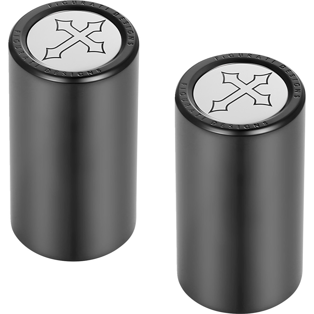 Figurati Designs #FD41-DC-2545-BK - Docking Covers - Cross - Long - Black