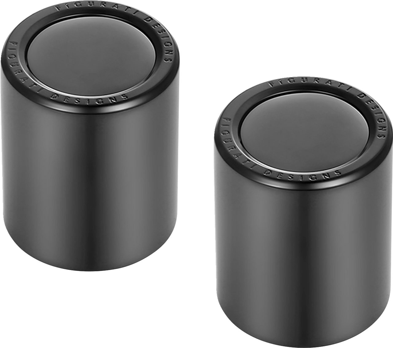 Figurati Designs Docking Hardware Covers - Short - Black (#FD65-DC-2530-BK)