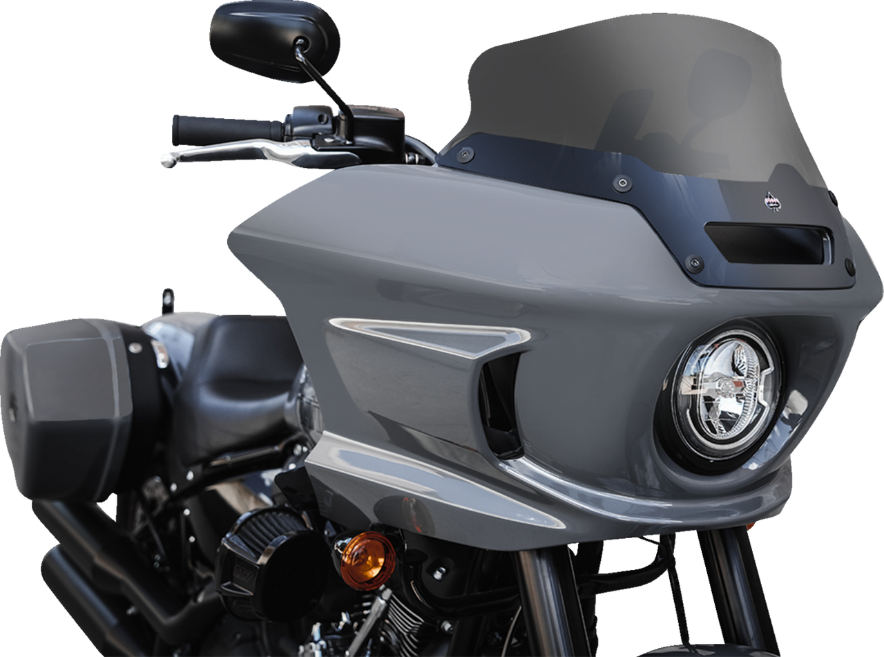 Klock Werks #KWW-02-0607-DS - Flare Windshield - 6" - Dark Smoke - FXLRST