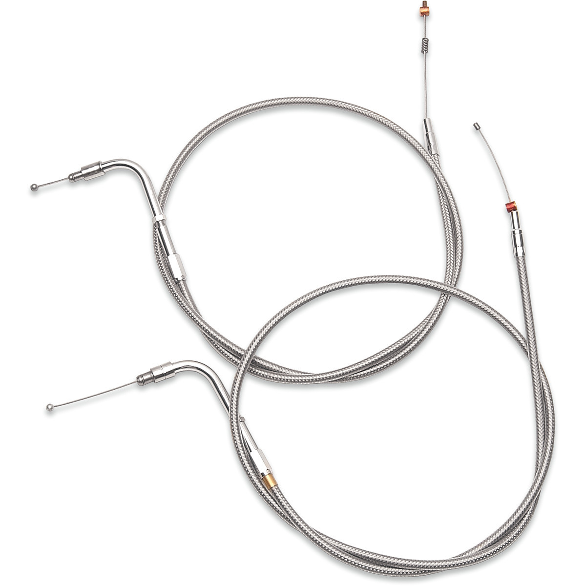 Barnett #102303000812 - Stainless Steel Throttle Cable - +12" - '90-'95 Touring