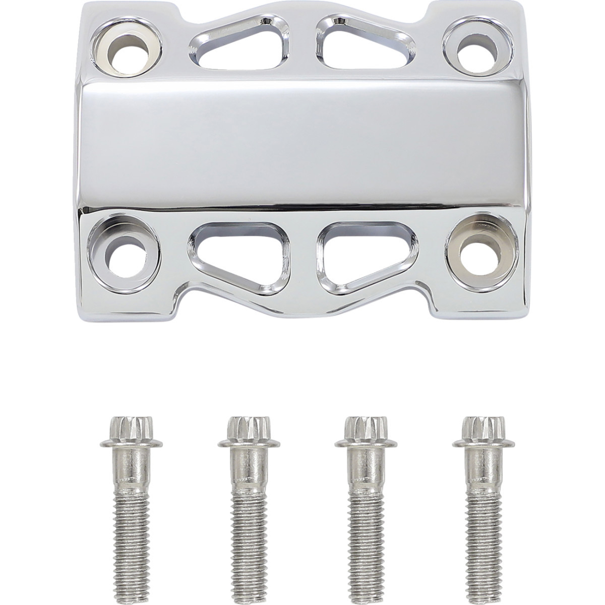 LA Choppers #LA-7480-08C - Performance Risers - Straight - 8" x 1-1/4" - Chrome