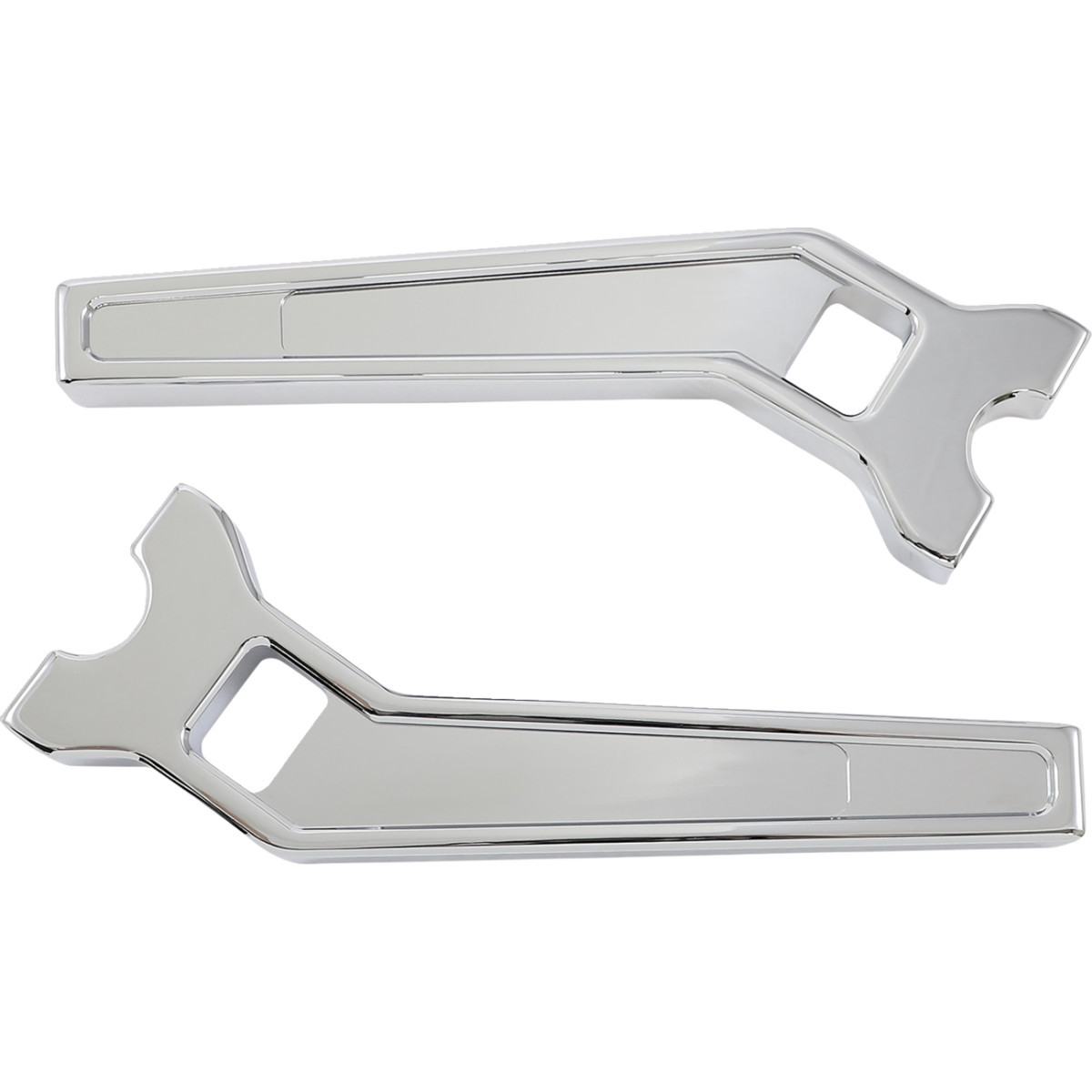 LA Choppers #LA-7481-10C - Performance Risers - Pullback - 10" x 1-1/4" - Chrome