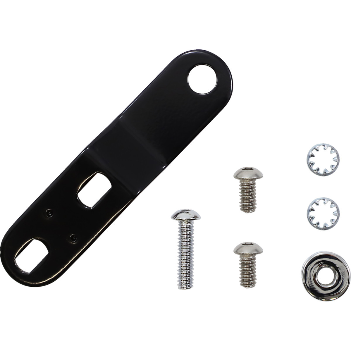 LE Pera #LYR-007P - Bare Bones Pillion Pad - Smooth - Black - FL/FX '18-'23