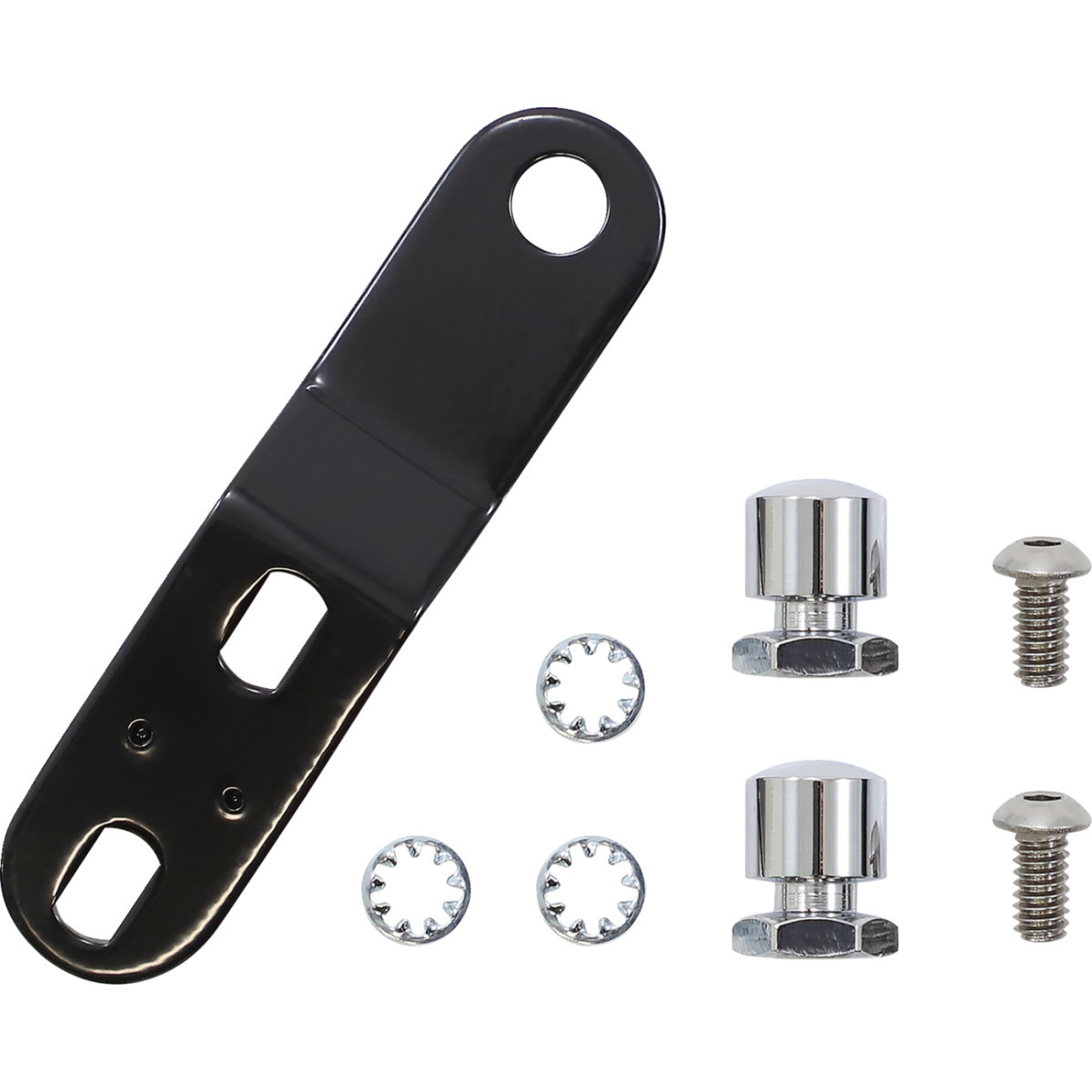 LE Pera #LY-007PDM - Bare Bones Pillion Pad - Diamond - Black - FL/FX '18-'23