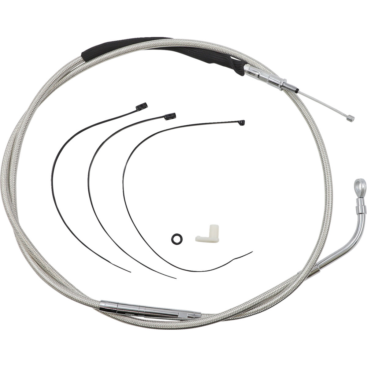 Magnum Shielding #523610HE - High-Efficiency Polished Stainless Clutch Cable - 75-3/4"