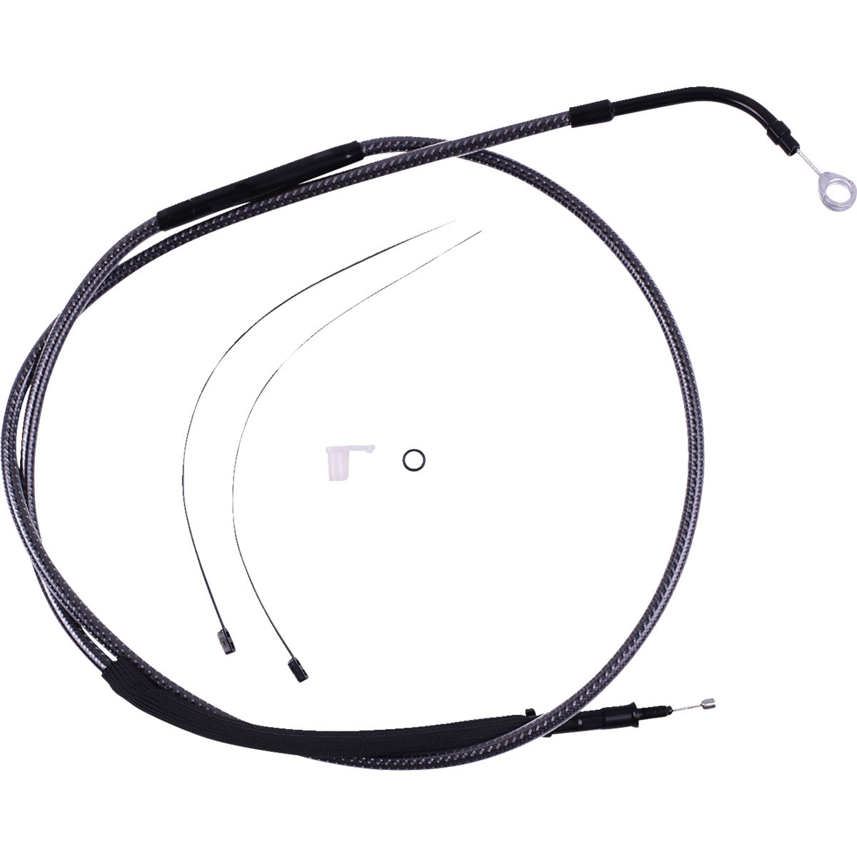 Magnum Shielding #7236HE - High-Efficiency Polished KARBONFIBR Clutch Cable - 65-3/4"