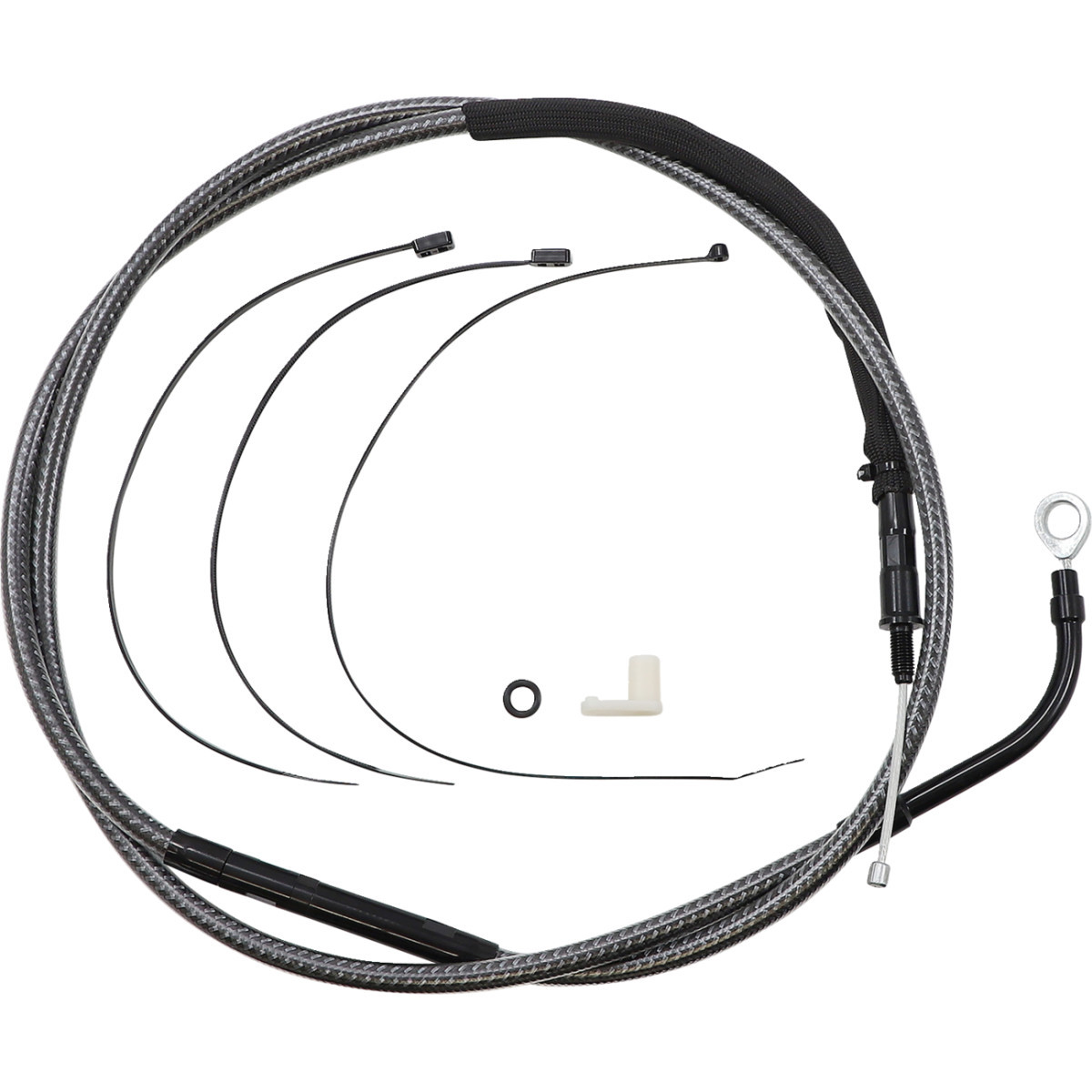 Magnum Shielding #72364HE - High-Efficiency Polished KARBONFIBR Clutch Cable - 69-3/4"