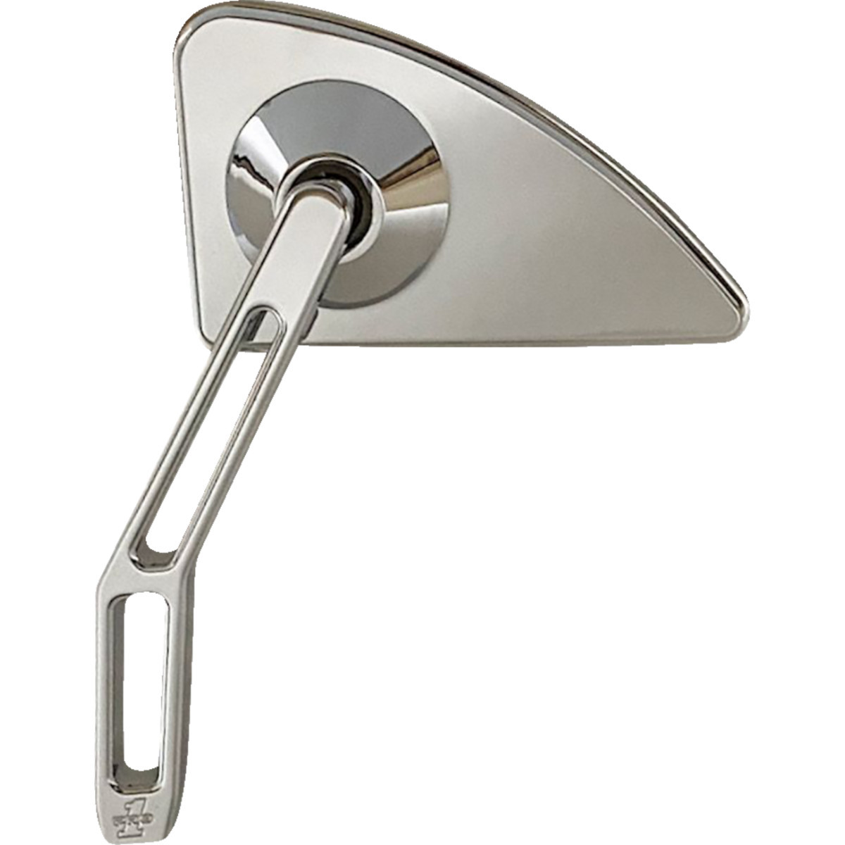 Pro-one Perf.mfg. #102120 - Mirror - Mini w/V2 Cut-Out Stem - Chrome - Left