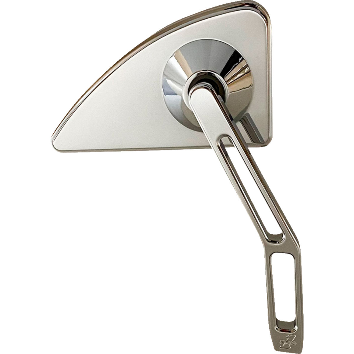 Pro-one Perf.mfg. #102130 - Mirror - Mini w/V2 Cut-Out Stem - Chrome - Right