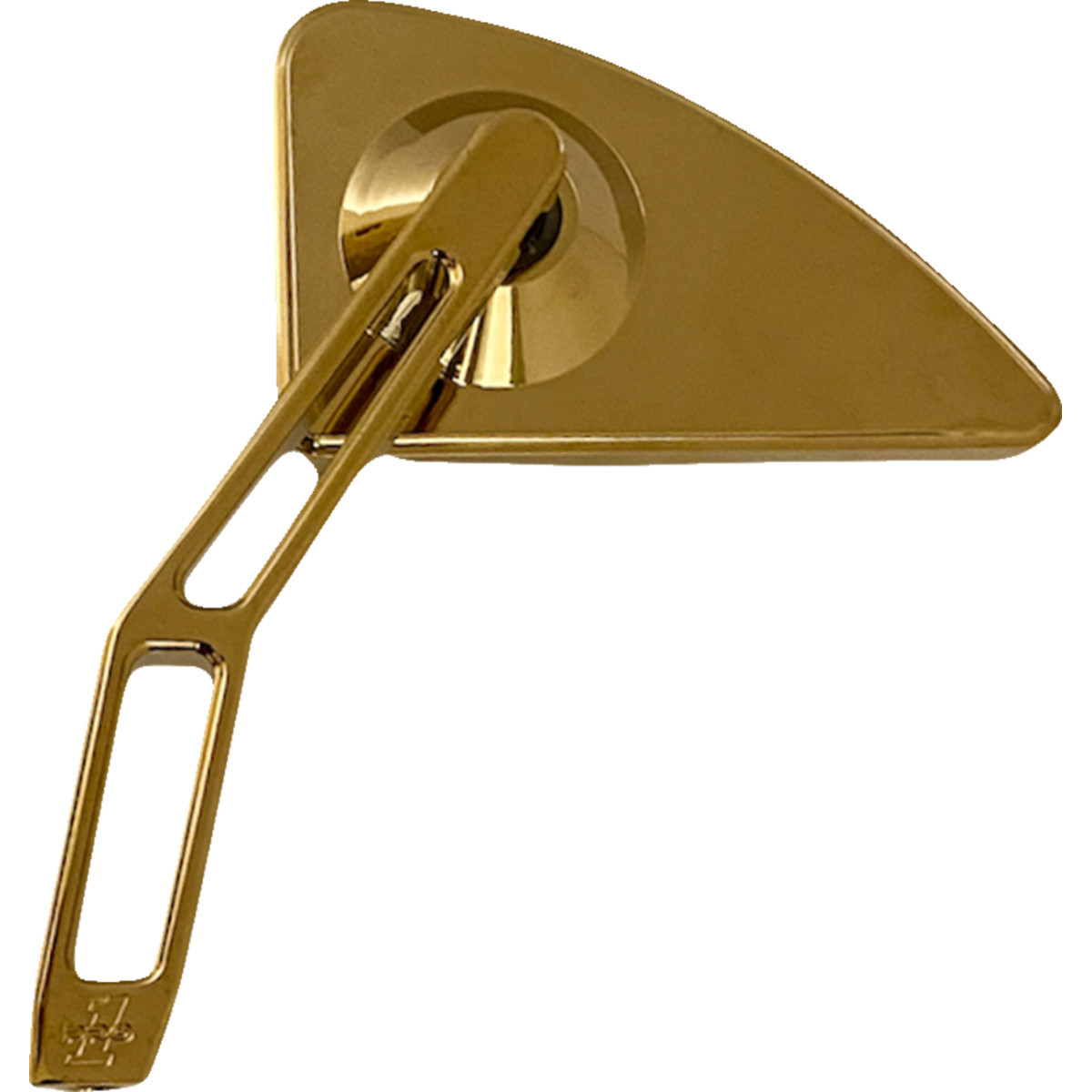 Pro-one Perf.mfg. #102120TIN - Mirror - Mini w/V2 Cut-Out Stem - Gold - Left