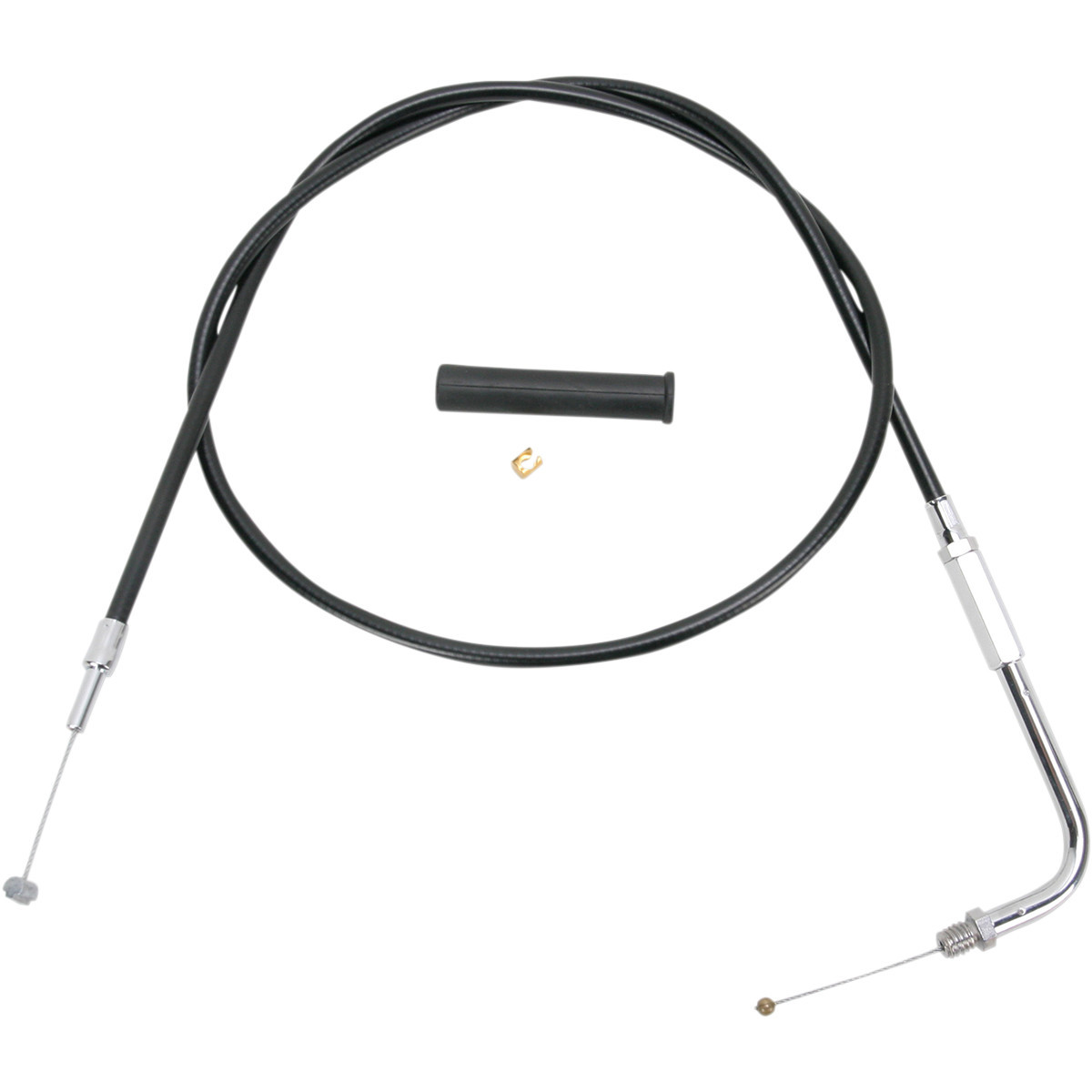 Drag Specialties - Black Vinyl Throttle Cable - 48"