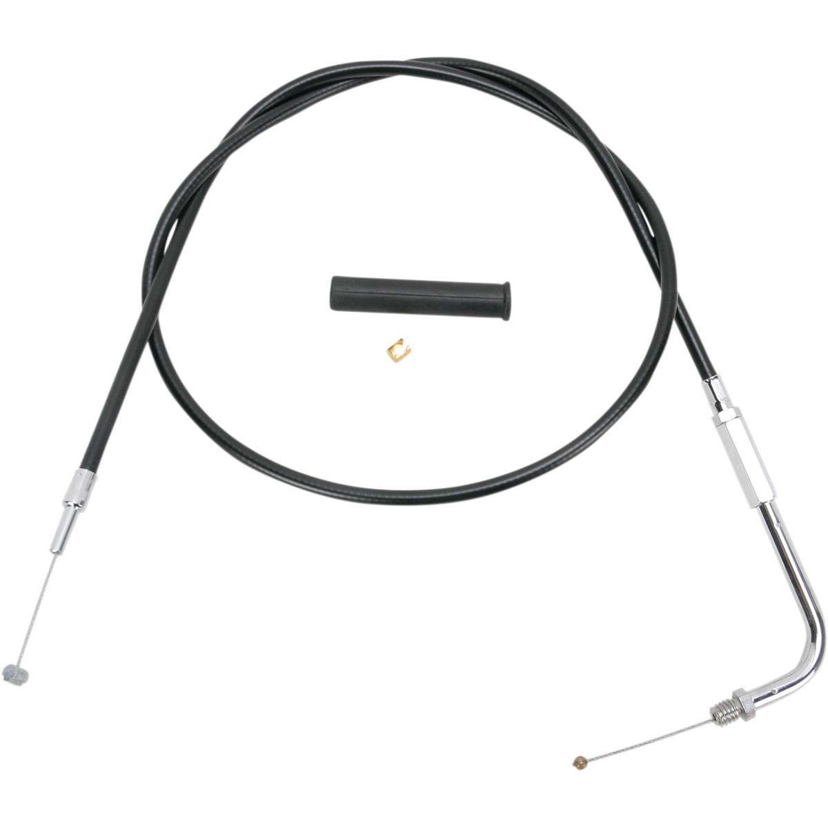 Drag Specialties - Black Vinyl Throttle Cable - 30"