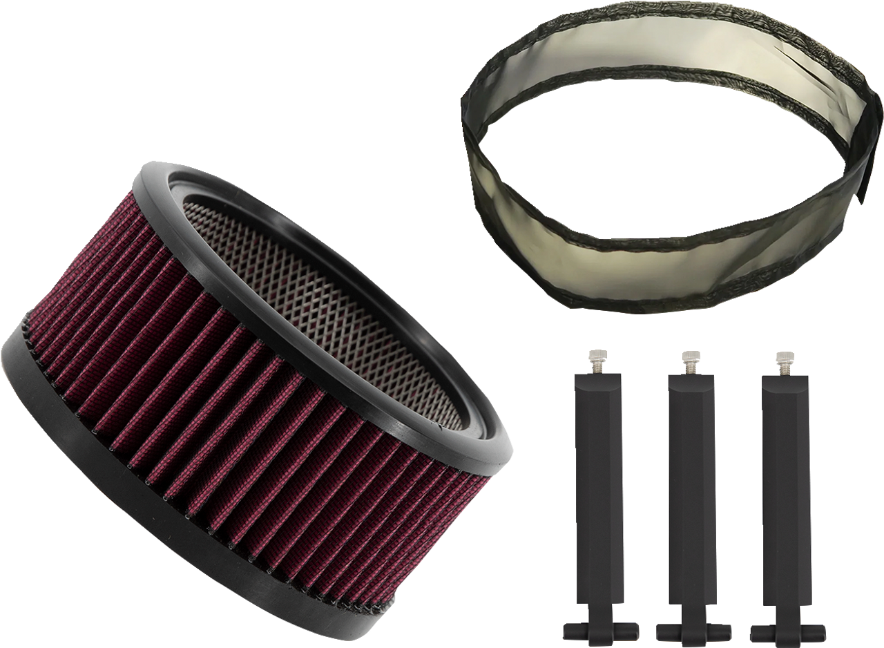 Trask #TM-1020-BPBK - Big Power Filter Kit - Black