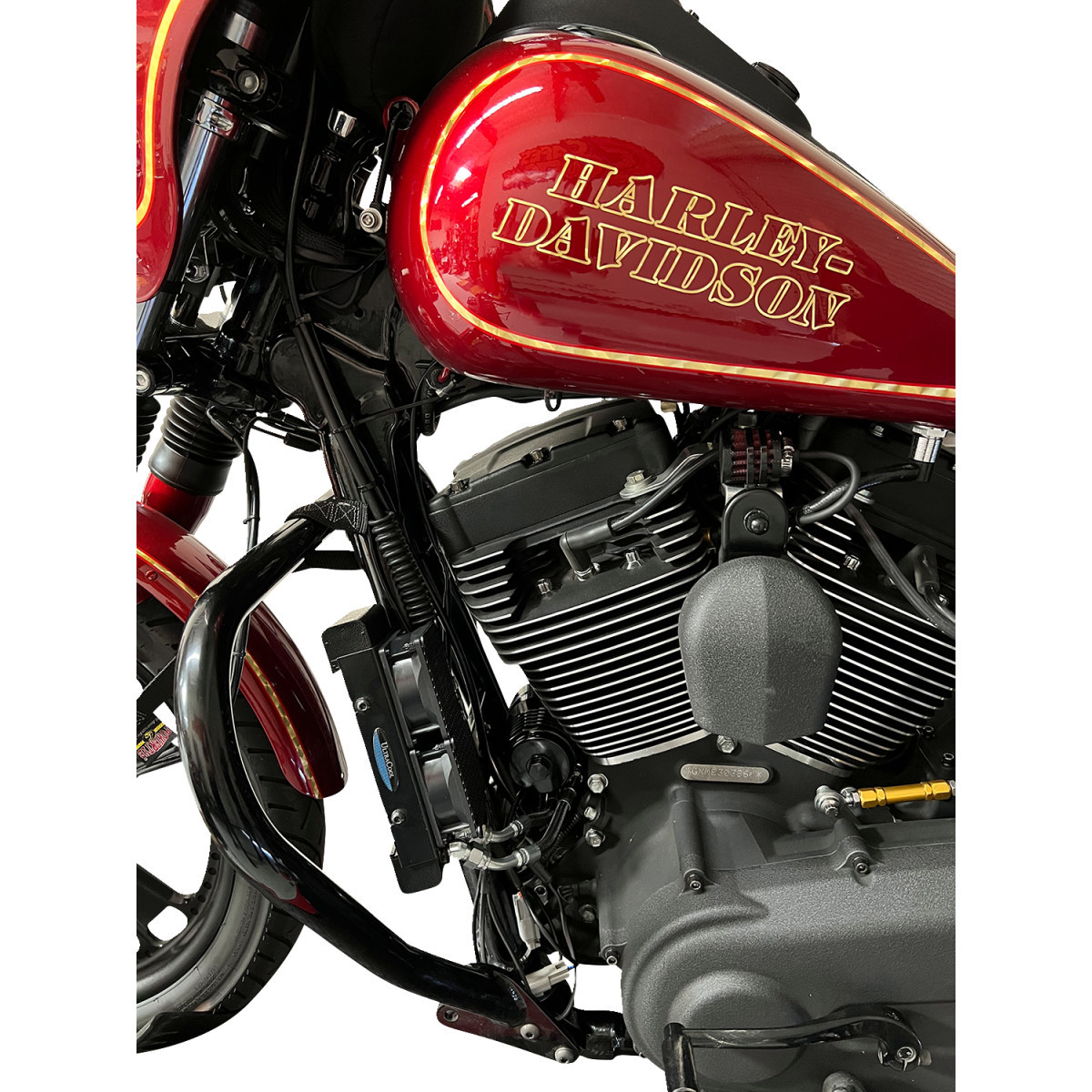 Ultracool #SMSP-2N - Side Mount Oil Cooler Kit - Naked Black - Sportster