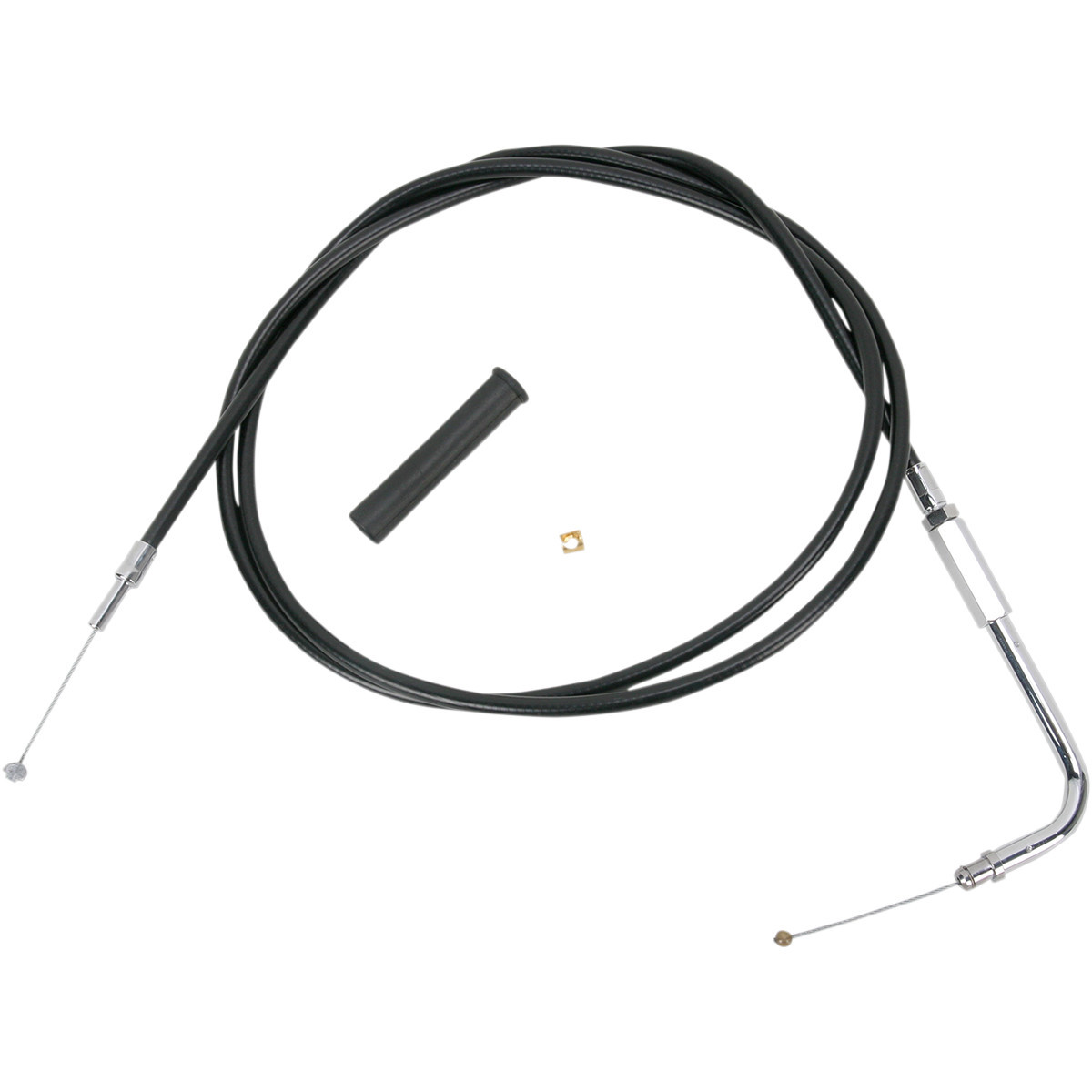 Drag Specialties - Black Vinyl Throttle Cable - 58"