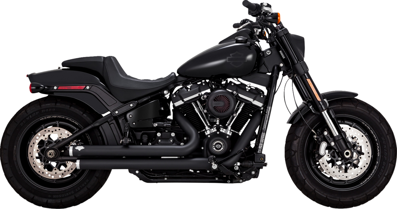 Vance & Hines #47339 - Big Shots Staggered Exhaust System - Black
