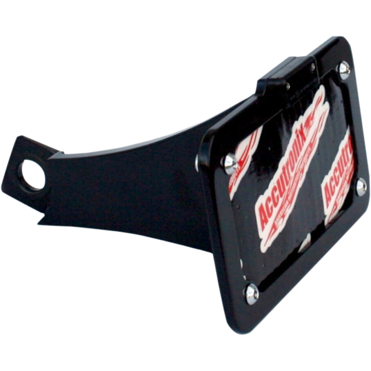 Accutronix #LPF092HV-B - Side Mount License Plate Assembly - Black