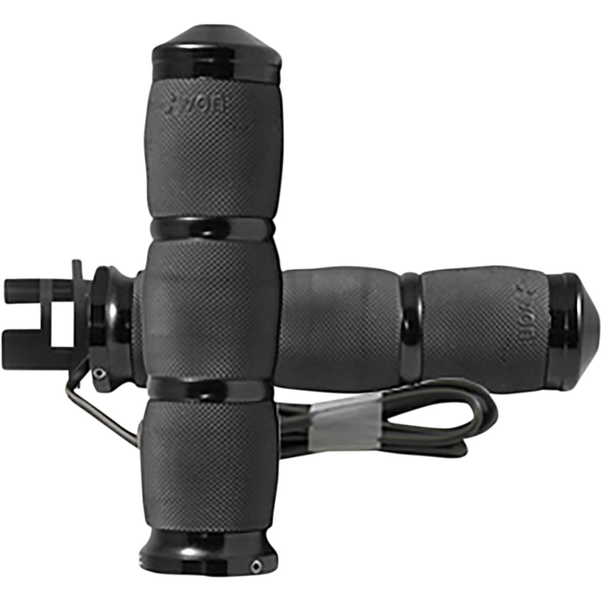 Avon Grips #MT-IN-AIR-90A-H - Heated Grips - Air Cushion - Indian - Black