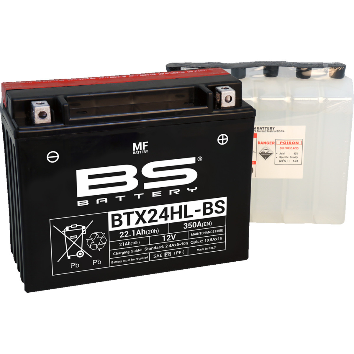 BS Battery #300630 - Battery - BTX24HL-BS (YTX)