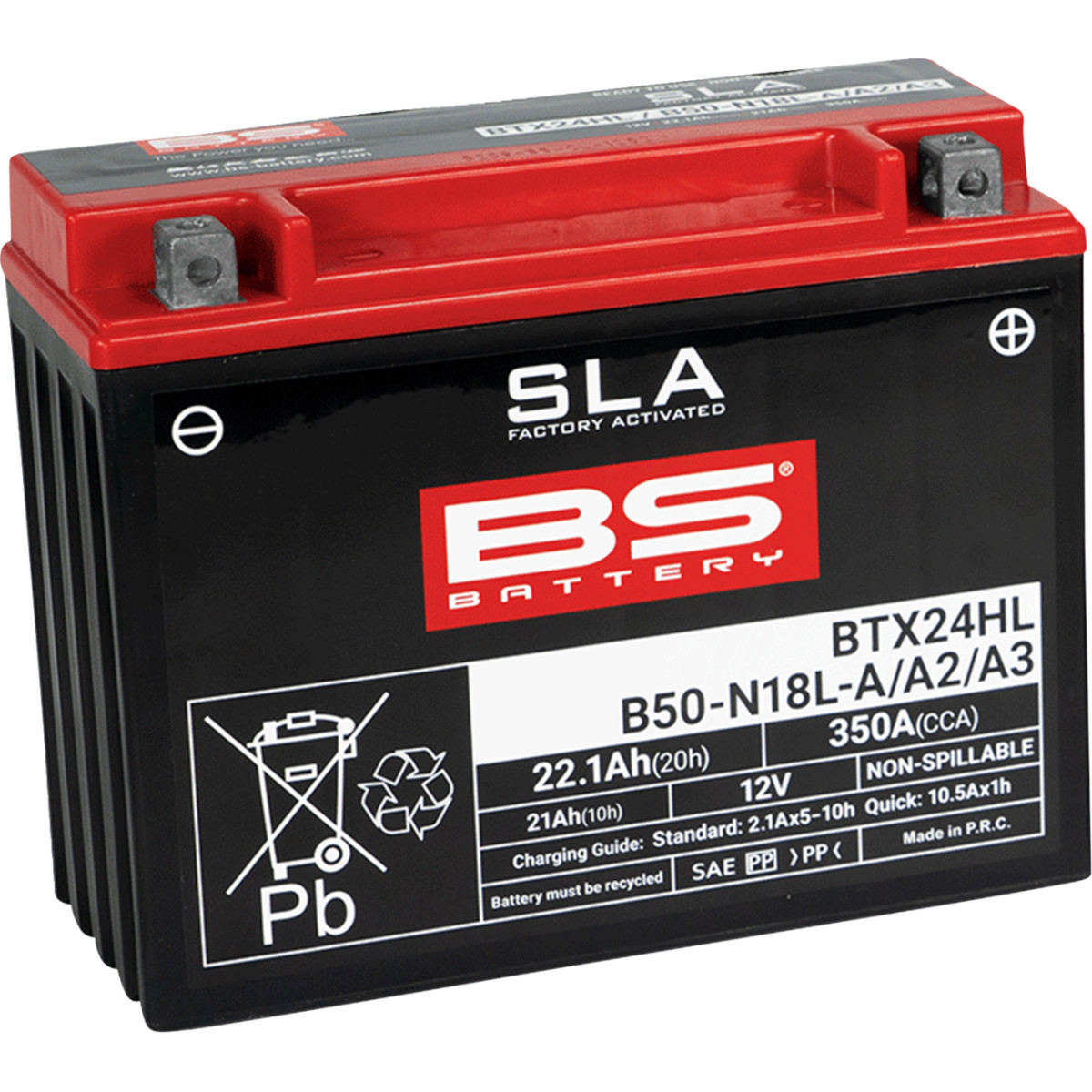 BS Battery #300770 - Battery - BTX24HL (YTX)
