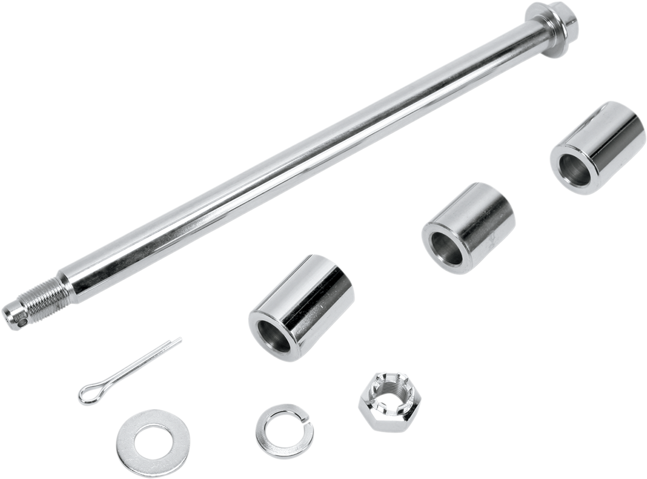 Drag Specialties Axle Kit - Rear - Chrome - '00-'05 Dyna