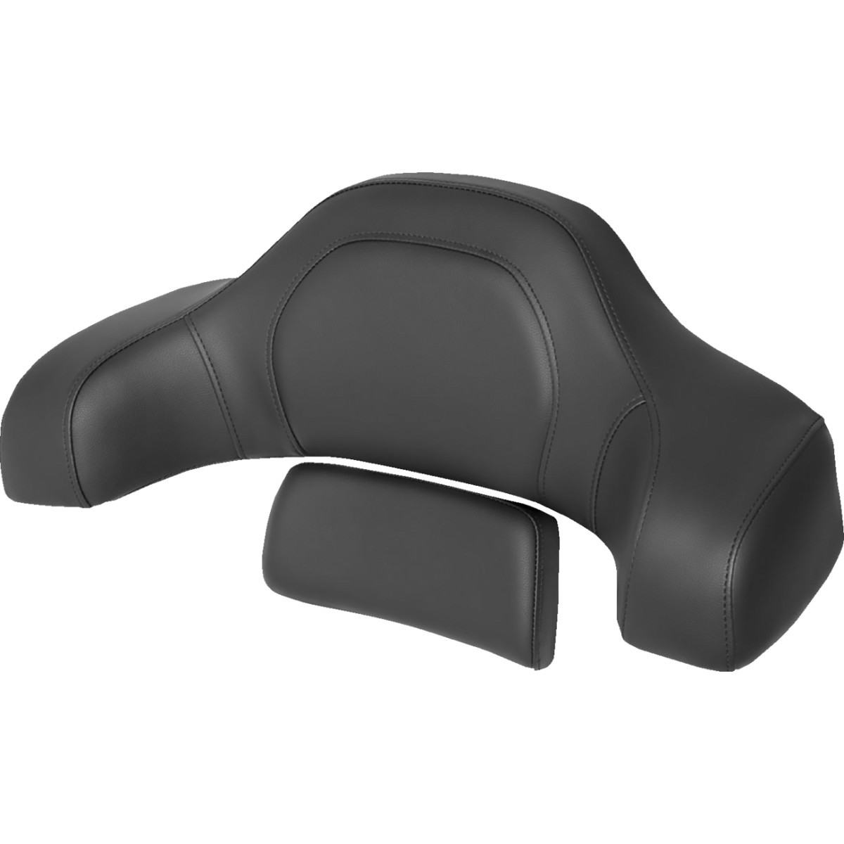 Saddlemen #I14-07-TPACK-RS - RoadSofa™ Tour-Pak® Pad - Black w/ Black Stitching - Indian '14-'24