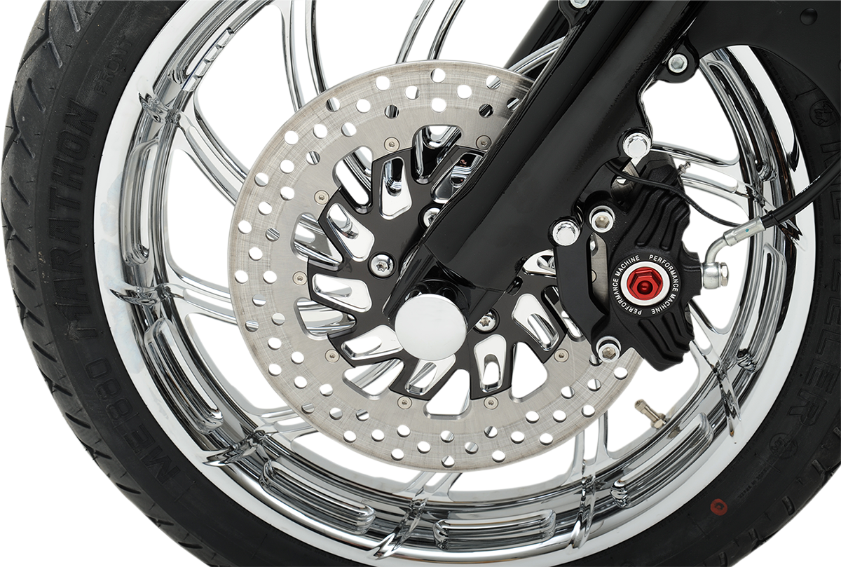 Drag Specialties Axle Caps - Chrome - Front - Pair