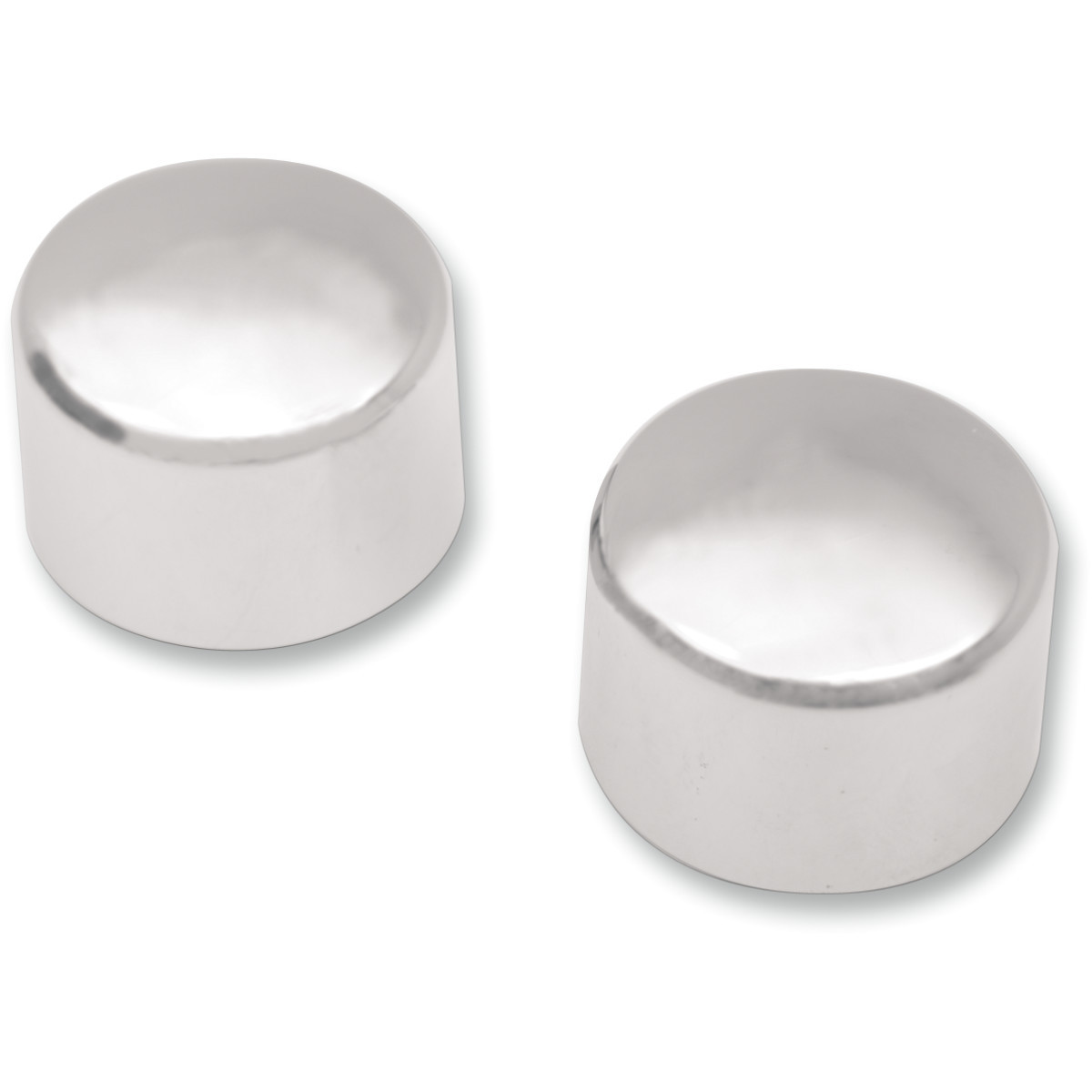 Drag Specialties - Axle Caps - Chrome - Front - Pair