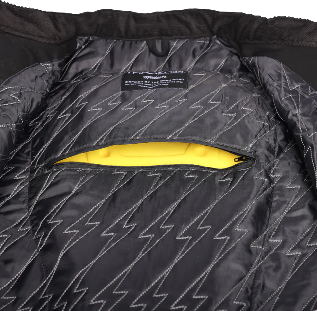 Thrashin Supply Co. #TMJ-12-11  - Nightrider v2 Riding Vest - Black - XL