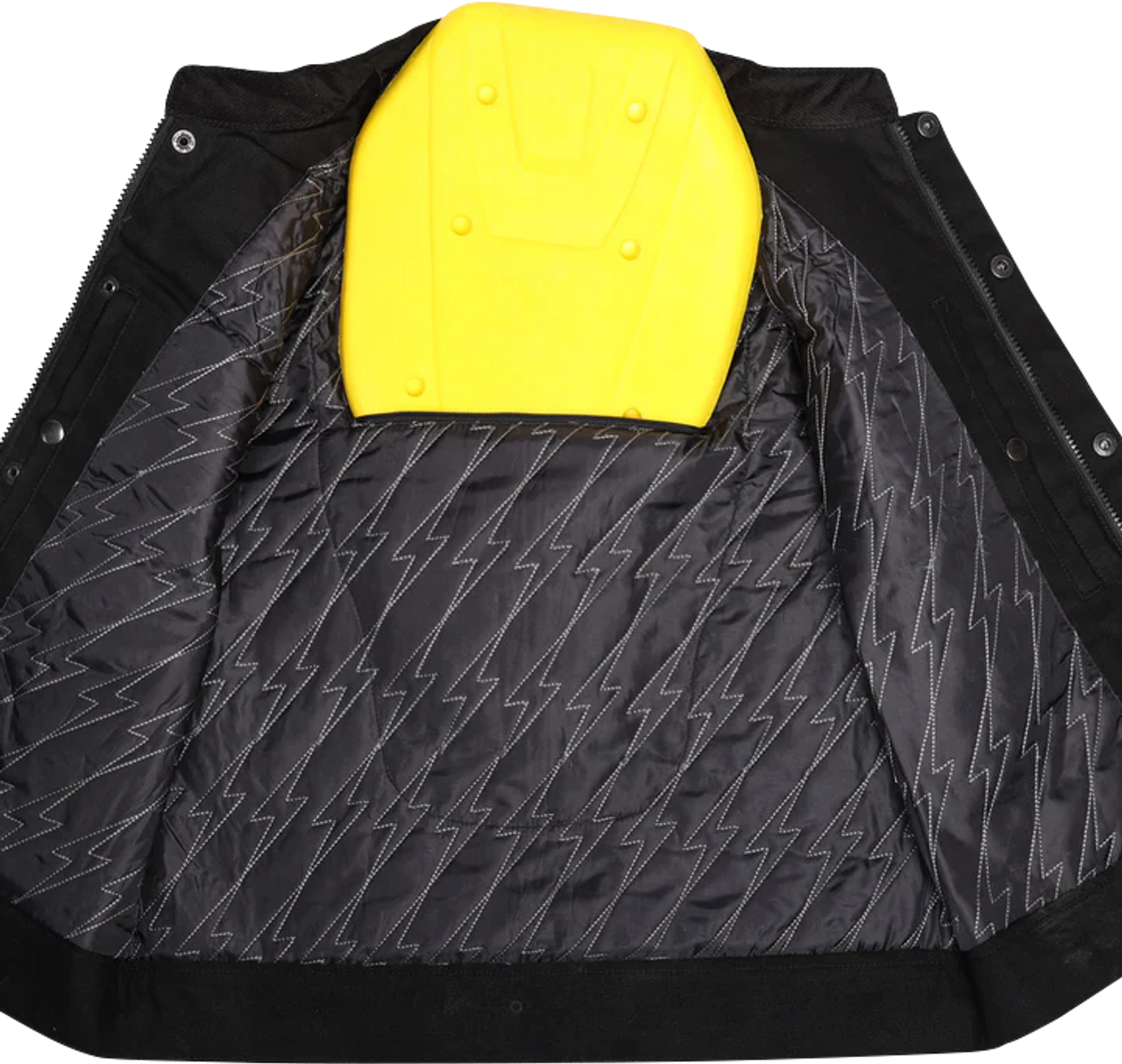 Thrashin #TMJ-12-11 - Nightrider v2 Riding Vest - Black - XL