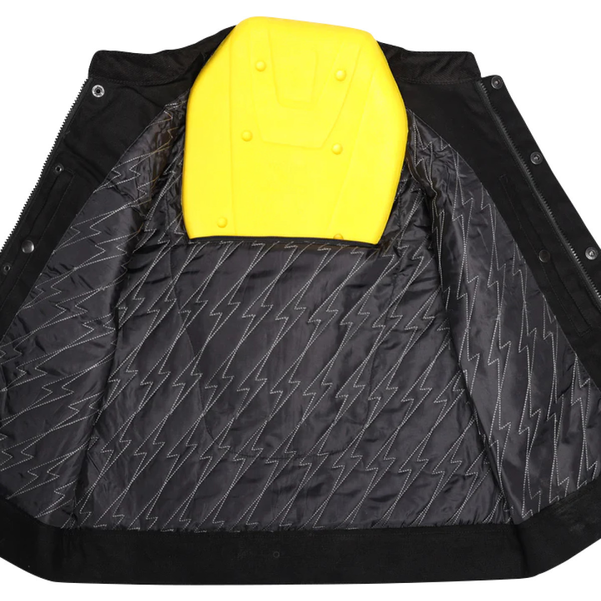 Thrashin Supply CO. #TMJ-12-13 - Nightrider v2 Riding Vest - Black - 3XL