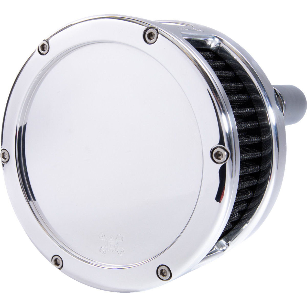 Feuling Parts #5537 - BA Series Air Cleaner Kit - Chrome - Black Filter