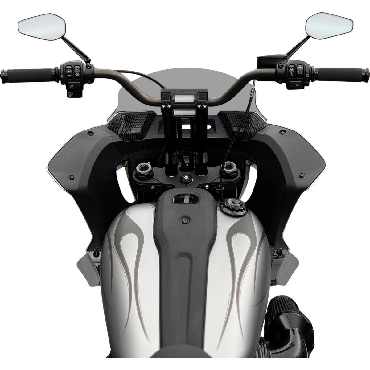 Kodlin USA #K55121 - Fastback Risers - 10" - Black