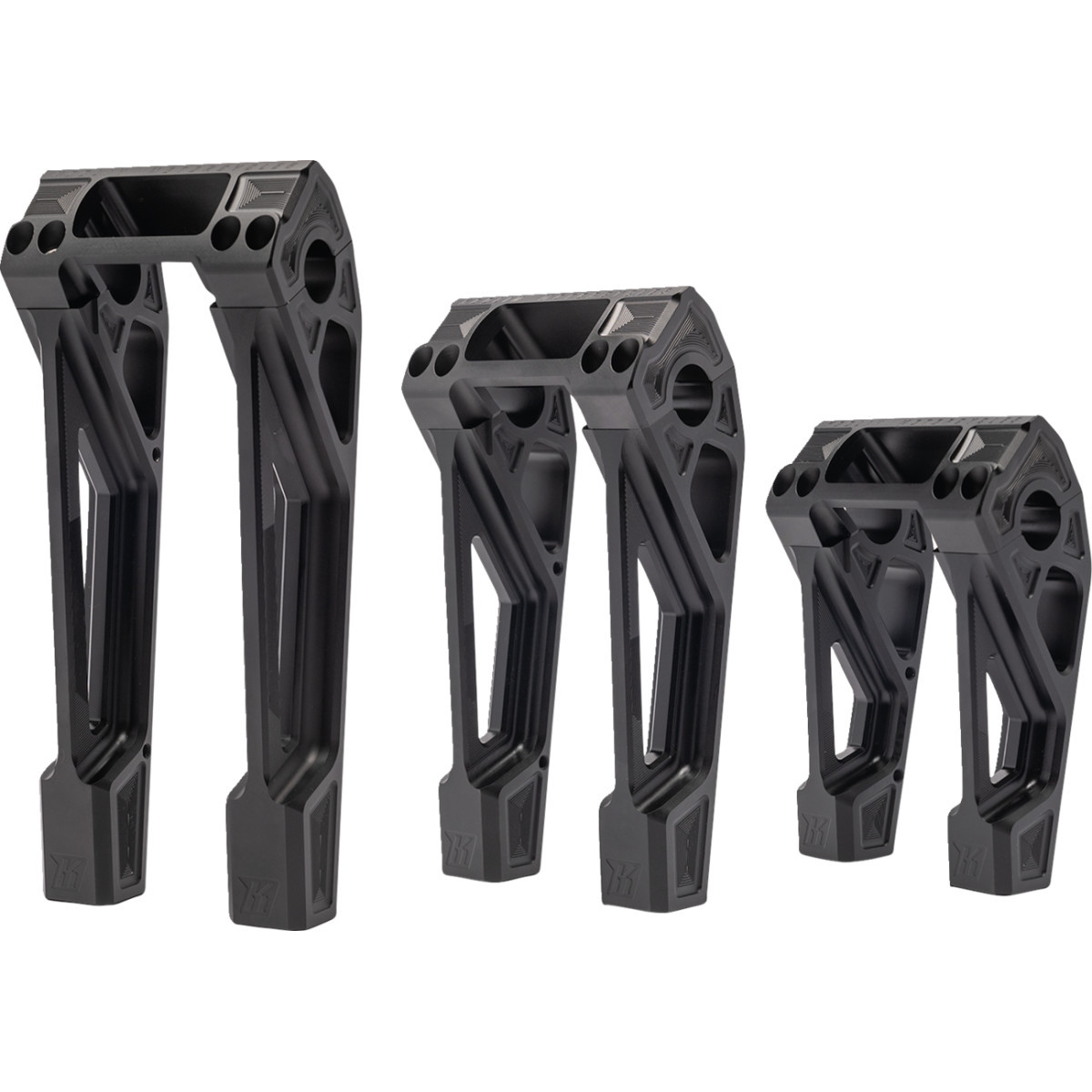 Kodlin USA #K55121 - Fastback Risers - 10" - Black