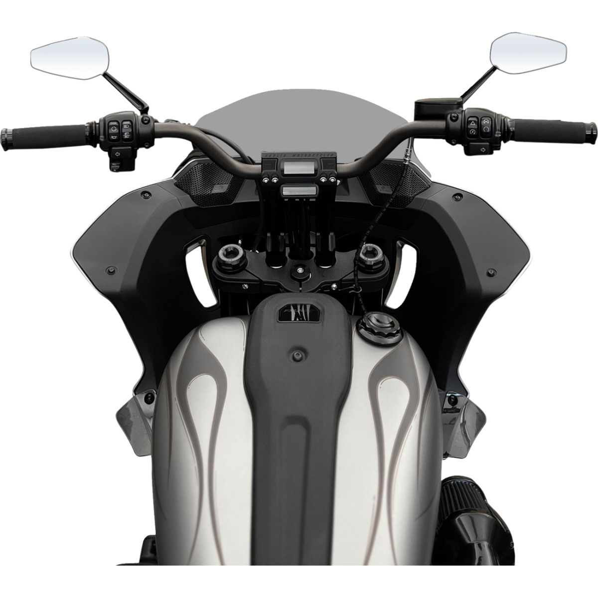 Kodlin USA #K55122 - Fastback Risers - 8" - Black