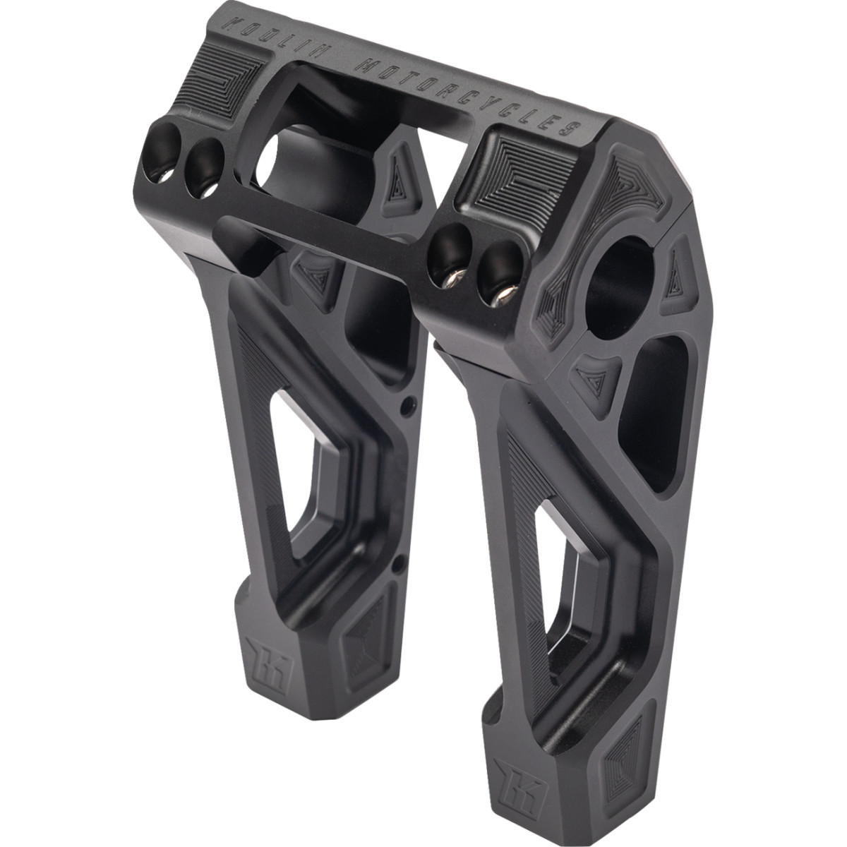 Kodlin USA #K55123 - Fastback Risers - 6" - Black