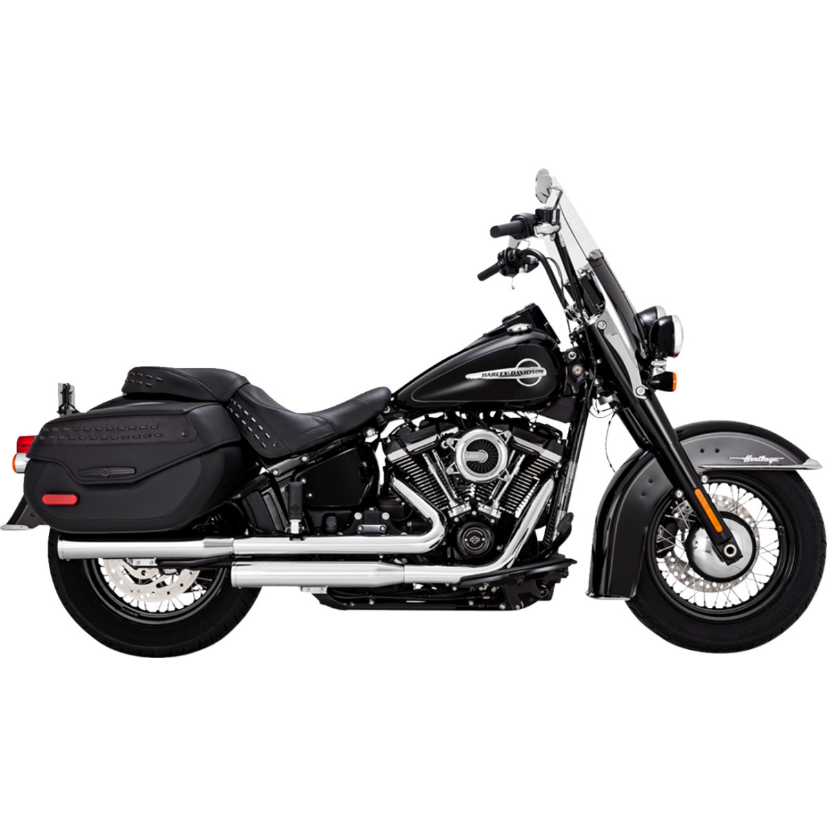 Vance & Hines #16316 - Eliminator 300 Slip-On Mufflers - Chrome