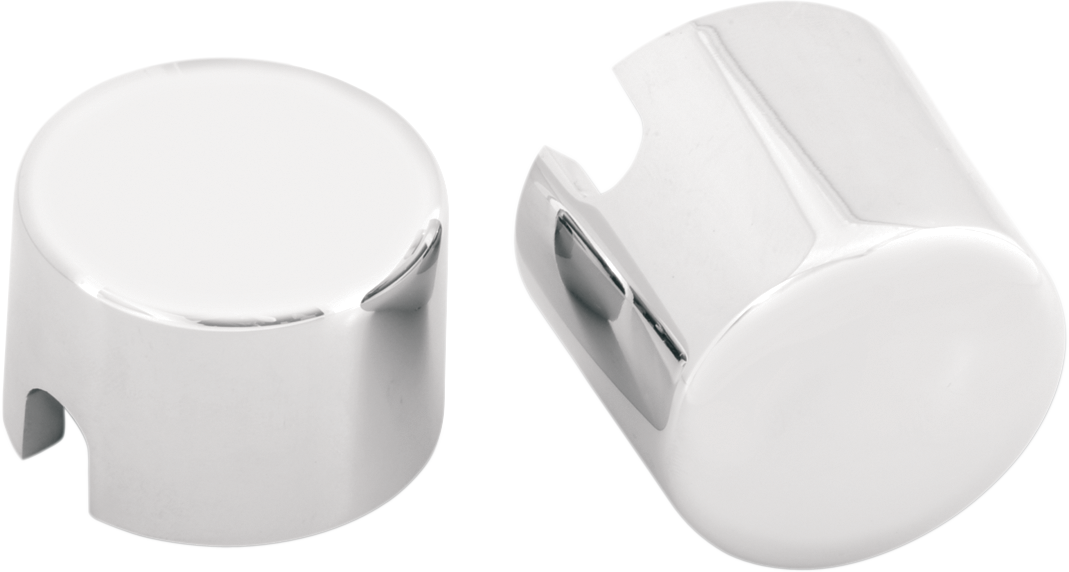 Axle Caps - Black - Rear - 00-07 Softail