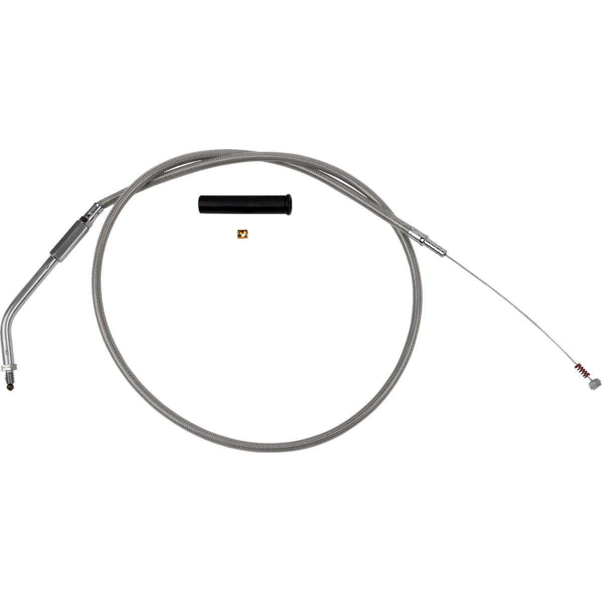 Drag Specialties - Stainless Braided Idle Cable - 36-1/2"