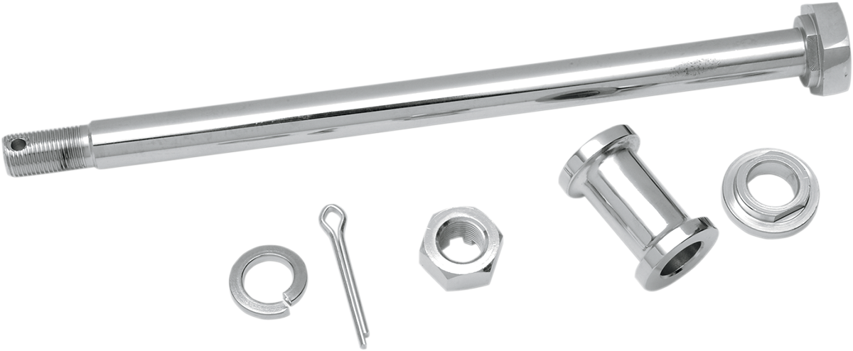Drag Specialties Axle Kit - Rear - Chrome - '52-'78 Harley-Davidson