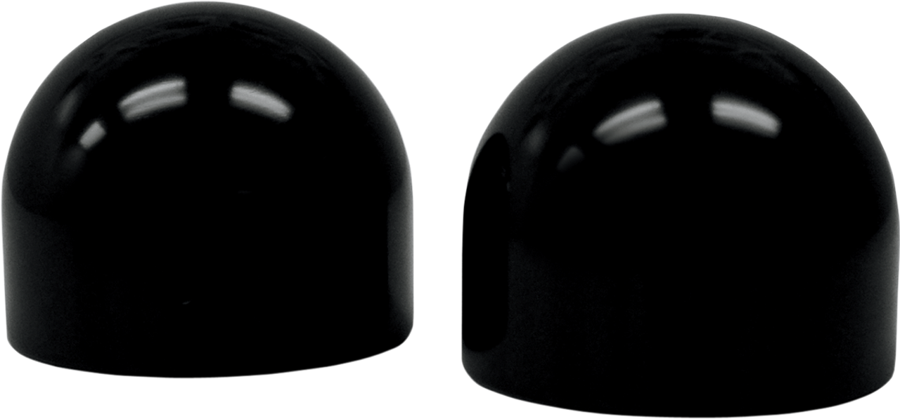 Axle Caps - Black - Dome