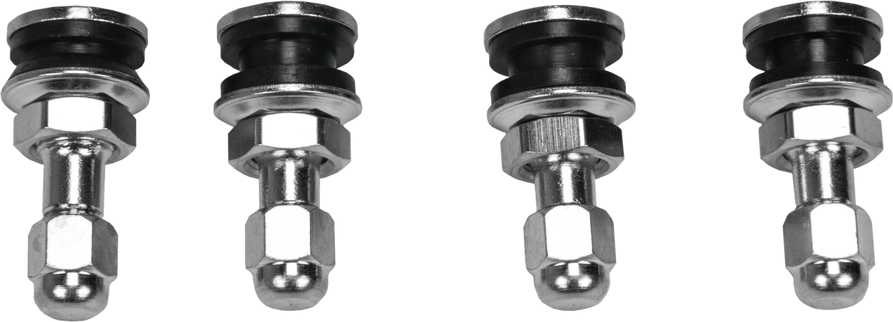 Fire Power #30-445  4/PK - Valve Stems Chrome 4/PK