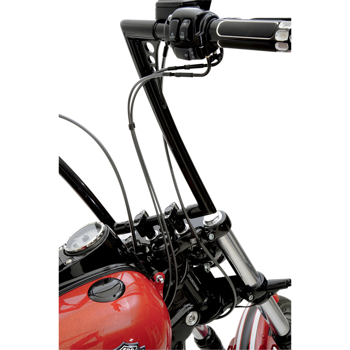 Magnum Shielding #44196 - Black Pearl™ Braided Idle Cable - 37-7/8"