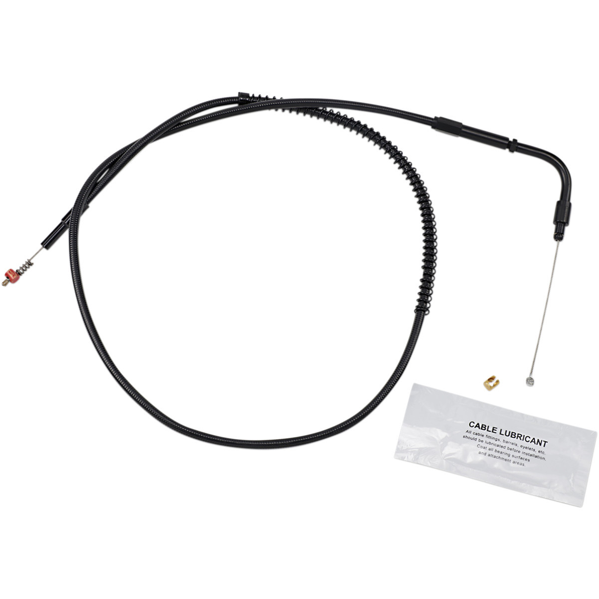 Barnett #131304002503 - Stealth Series Idle Cable - +3" - '06-'16 Dyna