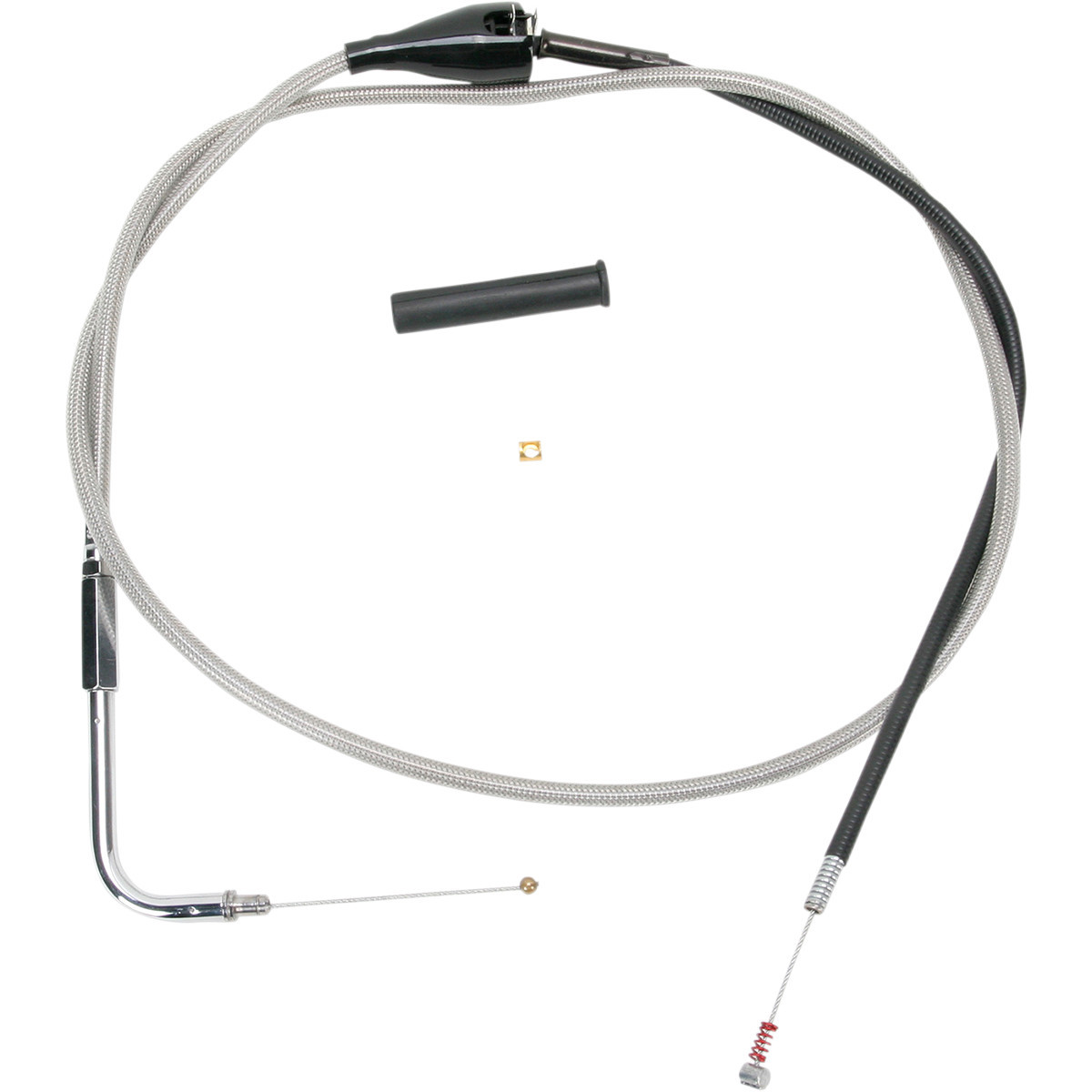 Drag Specialties - Stainless Braided Idle Cable - 52"