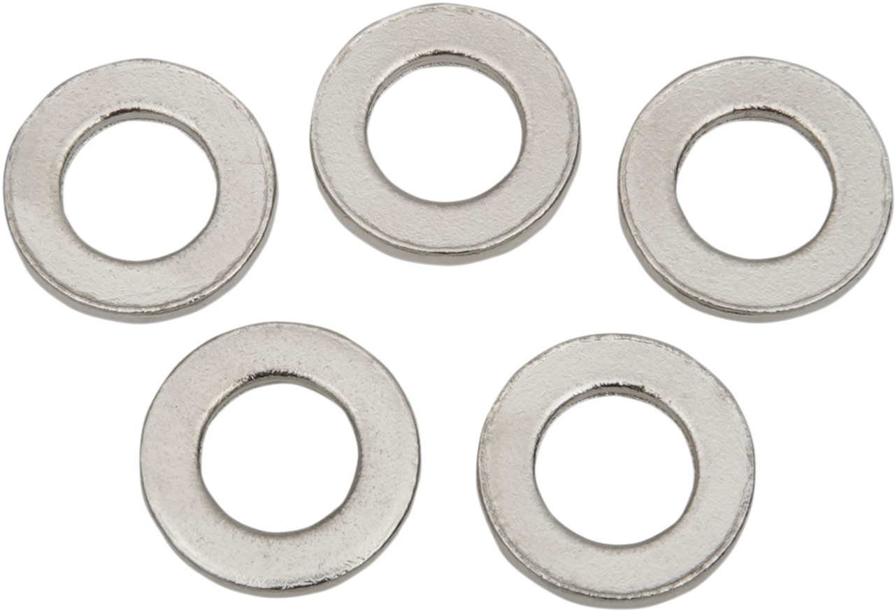 Drag Specialties Axle Washer - Front - Chrome - ID 0.67"