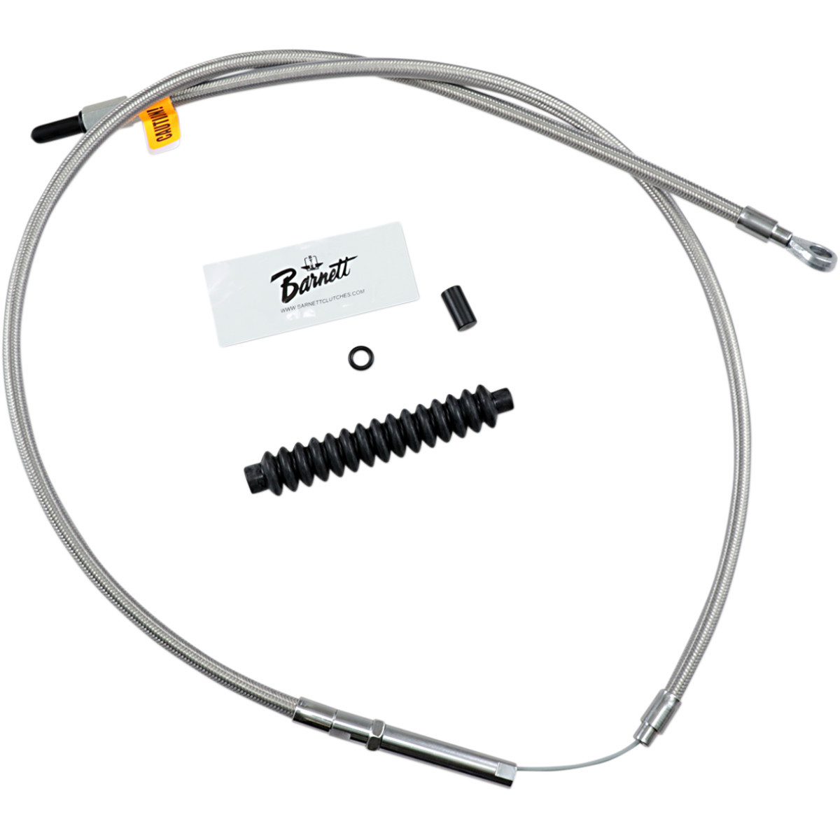 Barnett #1023010020HE - High-Efficiency Stainless Steel Clutch Cable for Harley-Davidson - Standard - '86-'11 Sportster