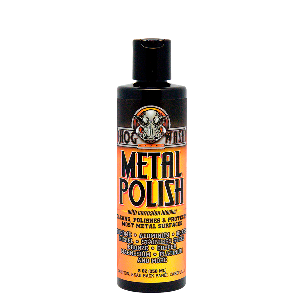 HOG Wash #HW0478 - Metal Polish W/Corrosion Blocker 8OZ